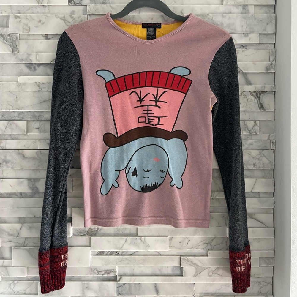 Rare Vintage 90s, 00s Y2K Custo Barcelona Long Sleeve Shirt